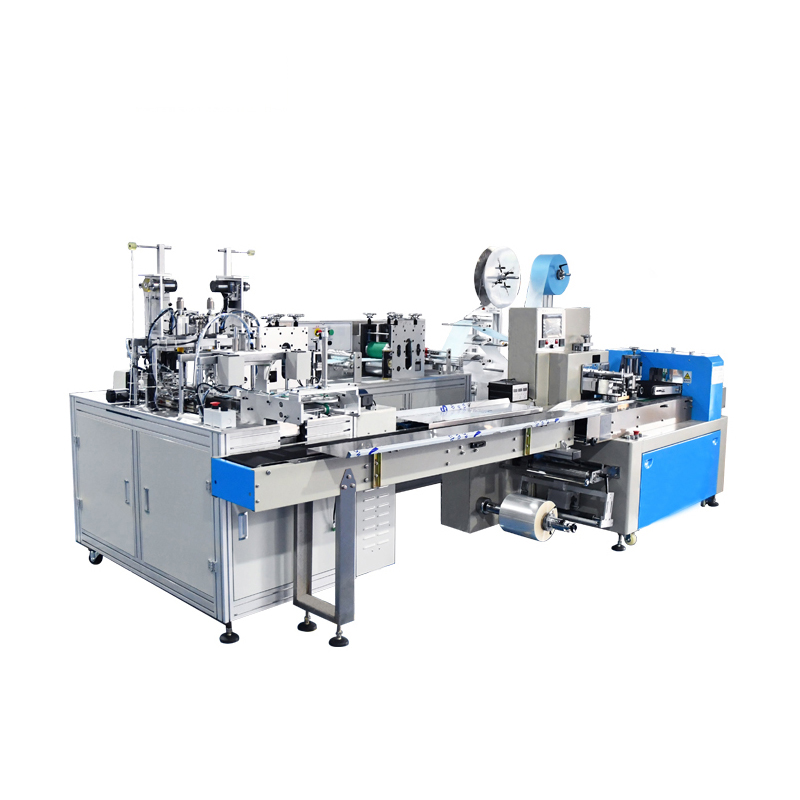 Automatic Medical 1+1 Face Mask Making Machine with Packing Line