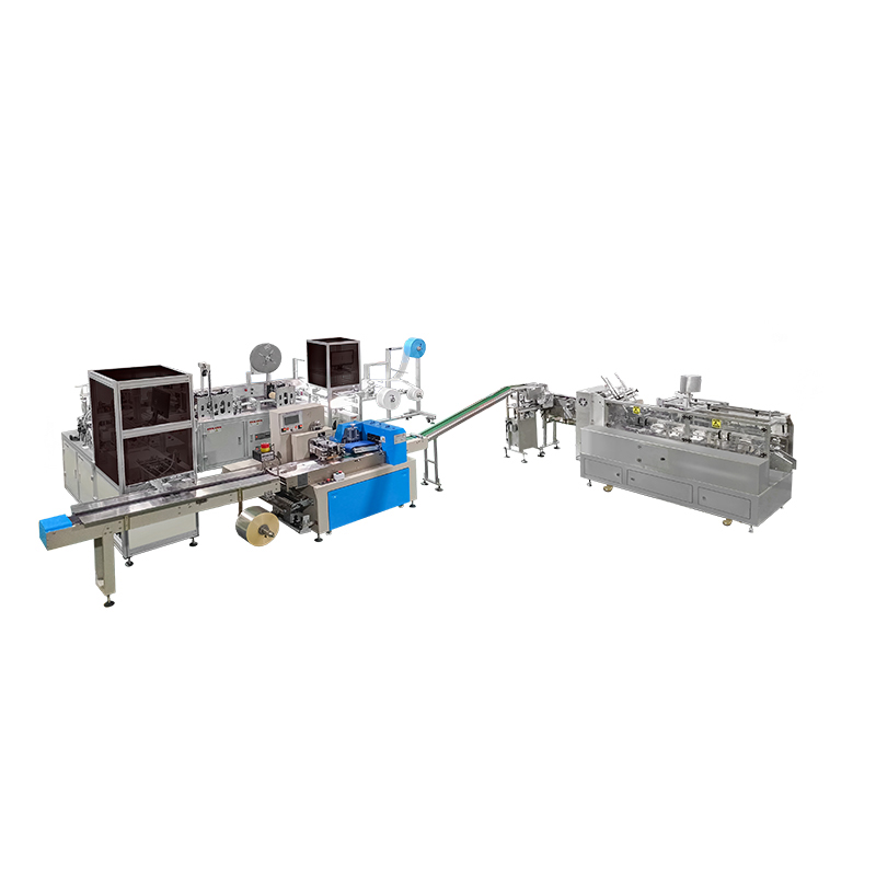 Automatic Face Mask Machine with CCD Inspection&Box Packing Production Line