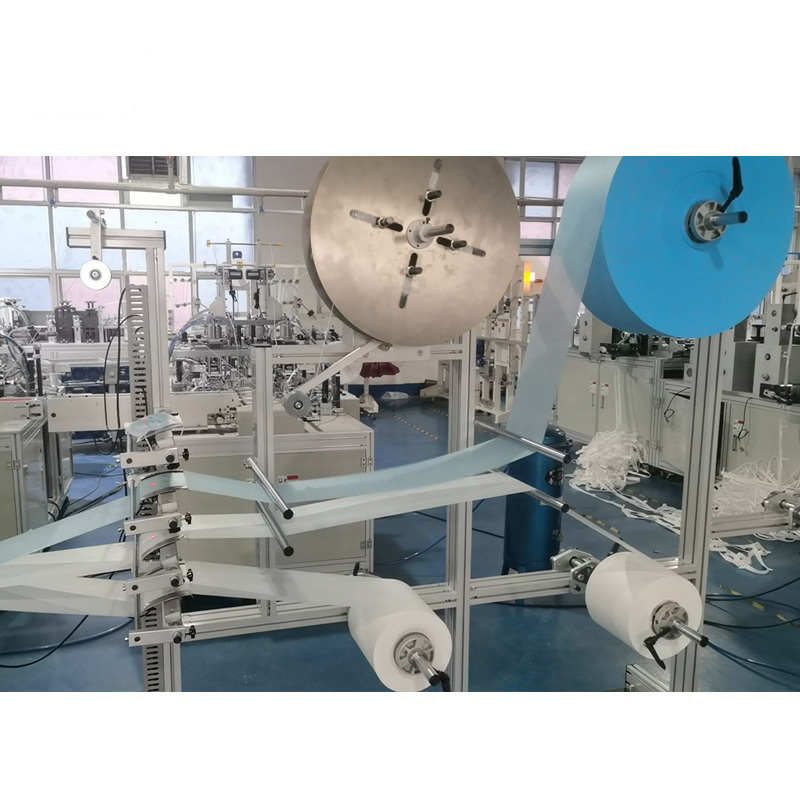 Automatic 1+1 Tie Type Face Mask Machine